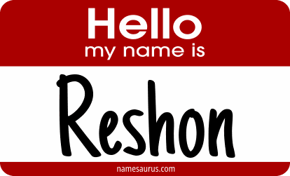 Hello my name is Reshon png download