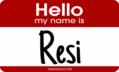 Hello my name is Resi png download
