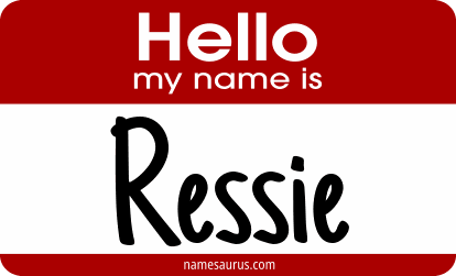 Hello my name is Ressie png download