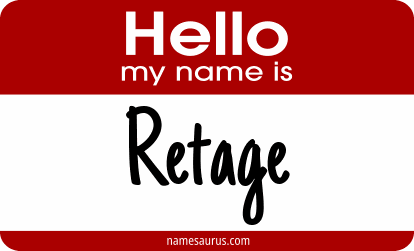 Hello my name is Retage png download