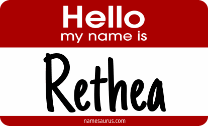Hello my name is Rethea png download