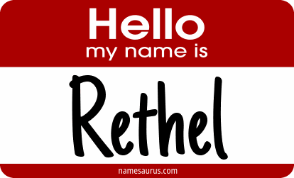 Hello my name is Rethel png download