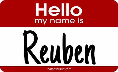 Hello my name is Reuben png download