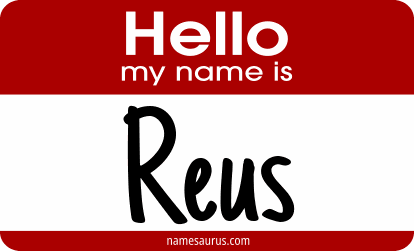 Hello my name is Reus png download