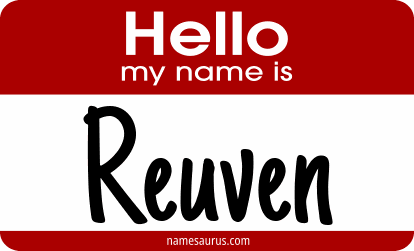 Hello my name is Reuven png download