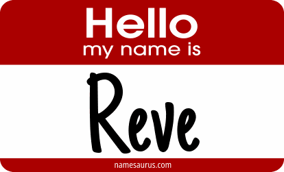 Hello my name is Reve png download