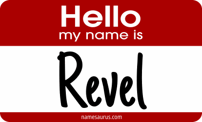 Hello my name is Revel png download