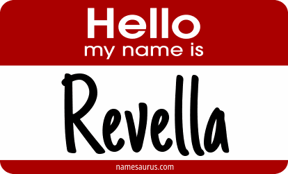 Hello my name is Revella png download