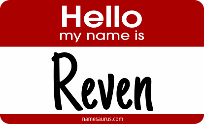 Hello my name is Reven png download