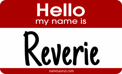 Hello my name is Reverie png download