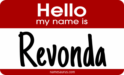 Hello my name is Revonda png download
