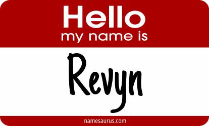 Hello my name is Revyn png download