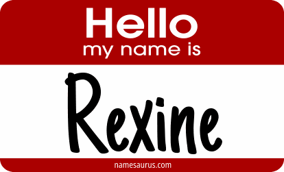 Hello my name is Rexine png download