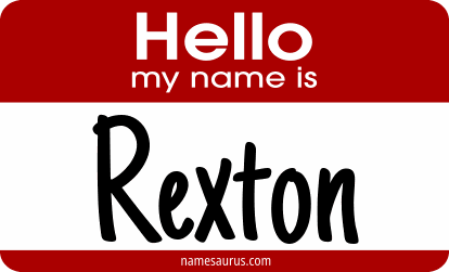 Hello my name is Rexton png download
