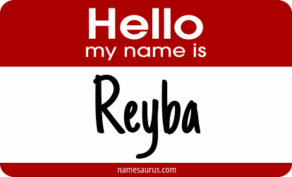 Hello my name is Reyba png download