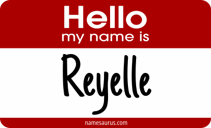 Hello my name is Reyelle png download