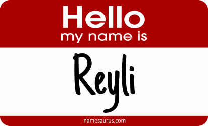 Hello my name is Reyli png download