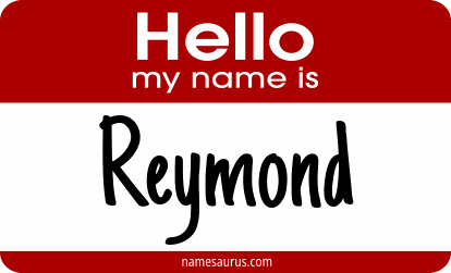 Hello my name is Reymond png download