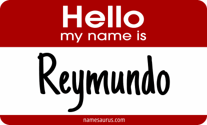 Hello my name is Reymundo png download