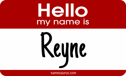 Hello my name is Reyne png download