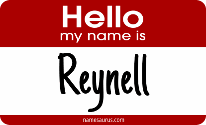 Hello my name is Reynell png download