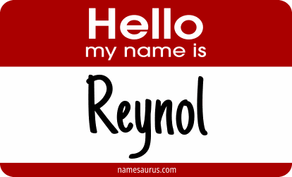 Hello my name is Reynol png download