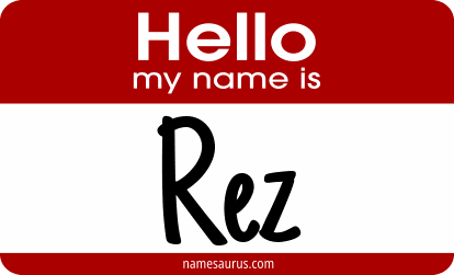 Hello my name is Rez png download