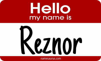 Hello my name is Reznor png download