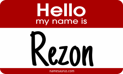 Hello my name is Rezon png download