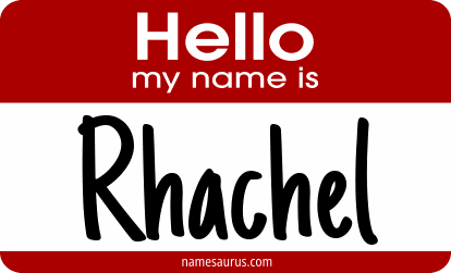 Hello my name is Rhachel png download