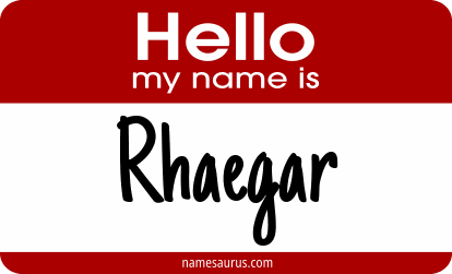Hello my name is Rhaegar png download
