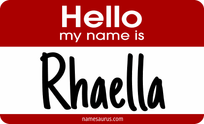 Hello my name is Rhaella png download