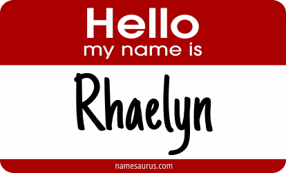 Hello my name is Rhaelyn png download