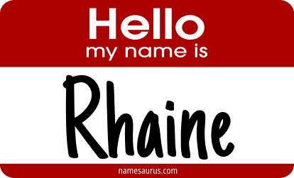 Hello my name is Rhaine png download