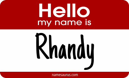 Hello my name is Rhandy png download