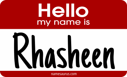Hello my name is Rhasheen png download