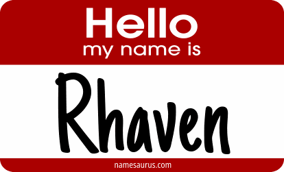 Hello my name is Rhaven png download