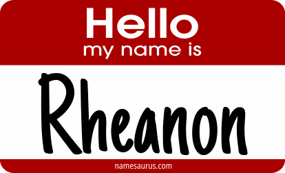 Hello my name is Rheanon png download