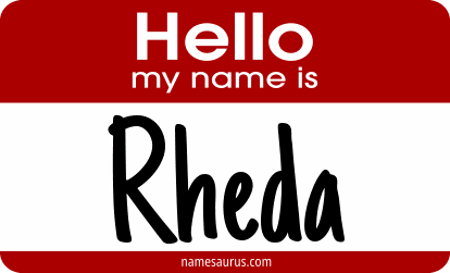 Hello my name is Rheda png download
