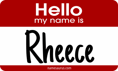 Hello my name is Rheece png download