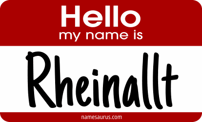 Hello my name is Rheinallt png download