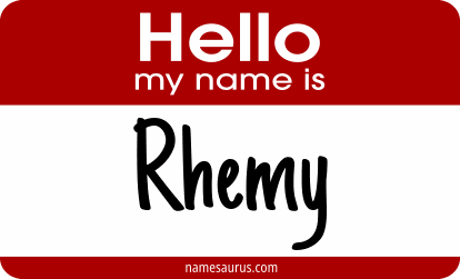 Hello my name is Rhemy png download