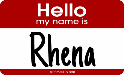 Hello my name is Rhena png download