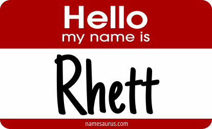 Hello my name is Rhett png download