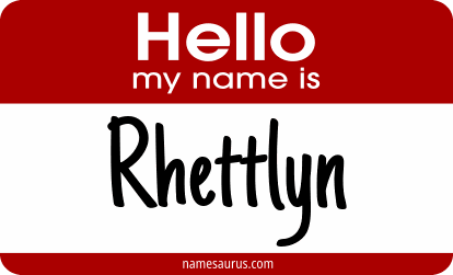 Hello my name is Rhettlyn png download