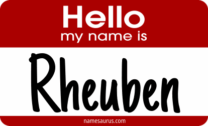 Hello my name is Rheuben png download