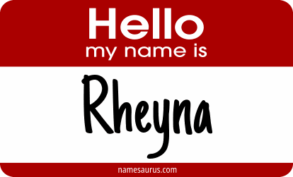 Hello my name is Rheyna png download