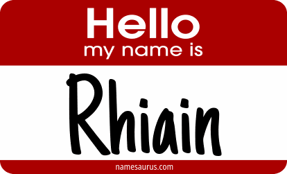 Hello my name is Rhiain png download