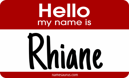 Hello my name is Rhiane png download