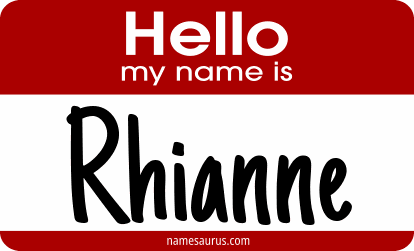 Hello my name is Rhianne png download